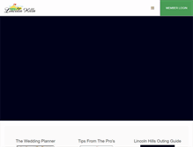 Tablet Screenshot of lincolnhillsgc.com